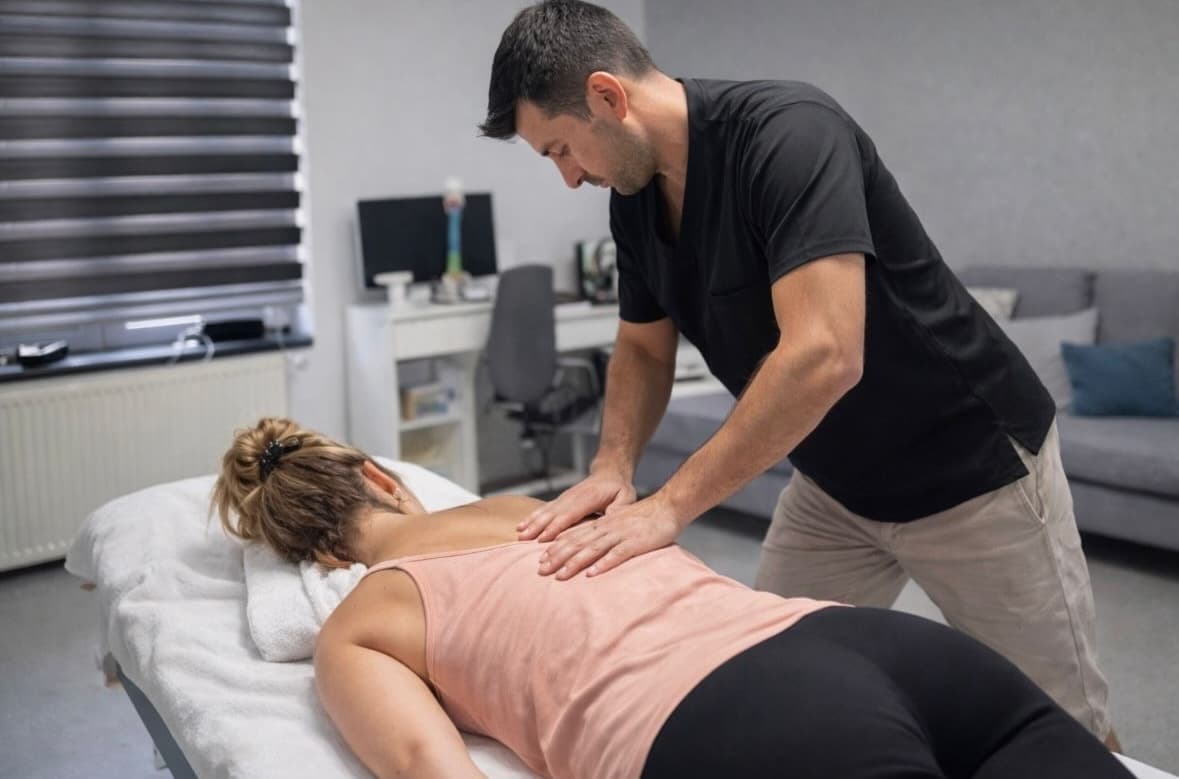 Professional sports and deep tissue massage therapy session in London